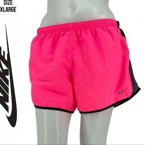 Nike Running women's dri fit neon pink gym shorts